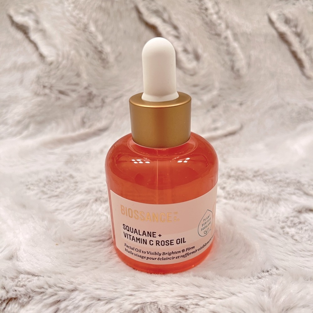Biossance Squalane + Vitamin C Rose Firming Oil